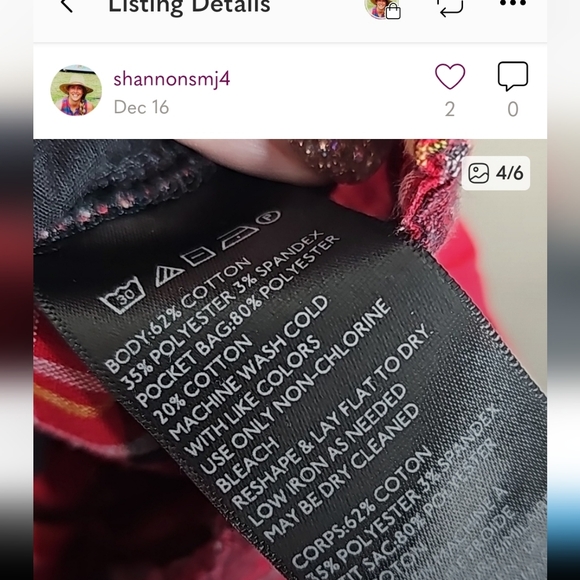 ❤️ Urban Outfitters Red Plaid Tapered Mom Pants Elastic Waist XS / 0–2 - Picture 12 of 13